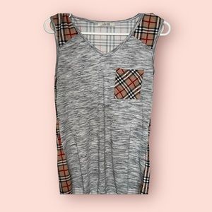 Vivilli Plaid Tank Top